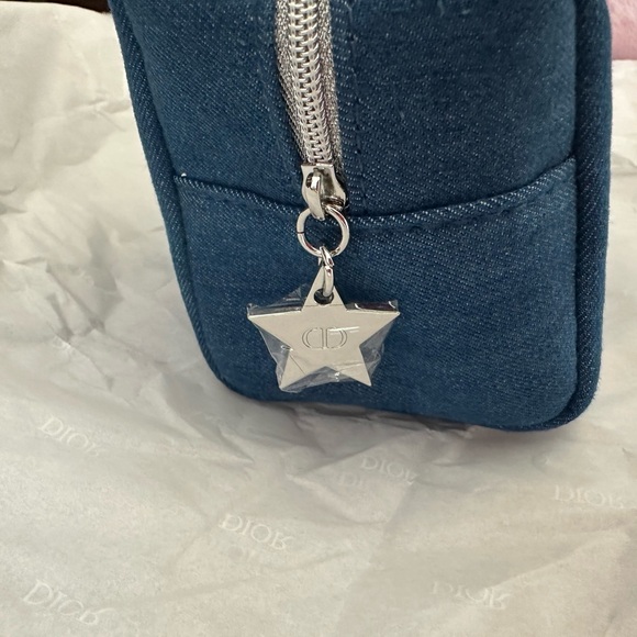 Dior Beauty Denim Cosmetic Bag with samples - Picture 2 of 6